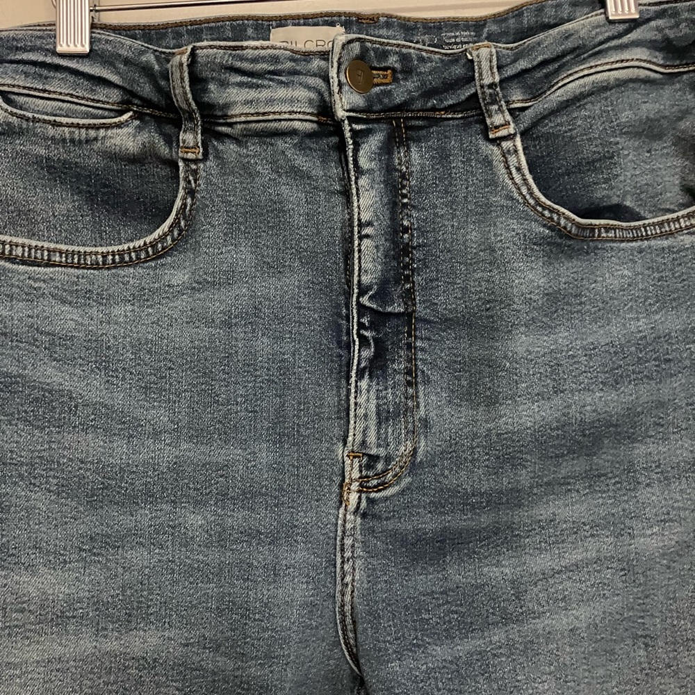 PILCRO High Rise Button Fly Cropped Jeans Size 34 - Picture 4 of 12
